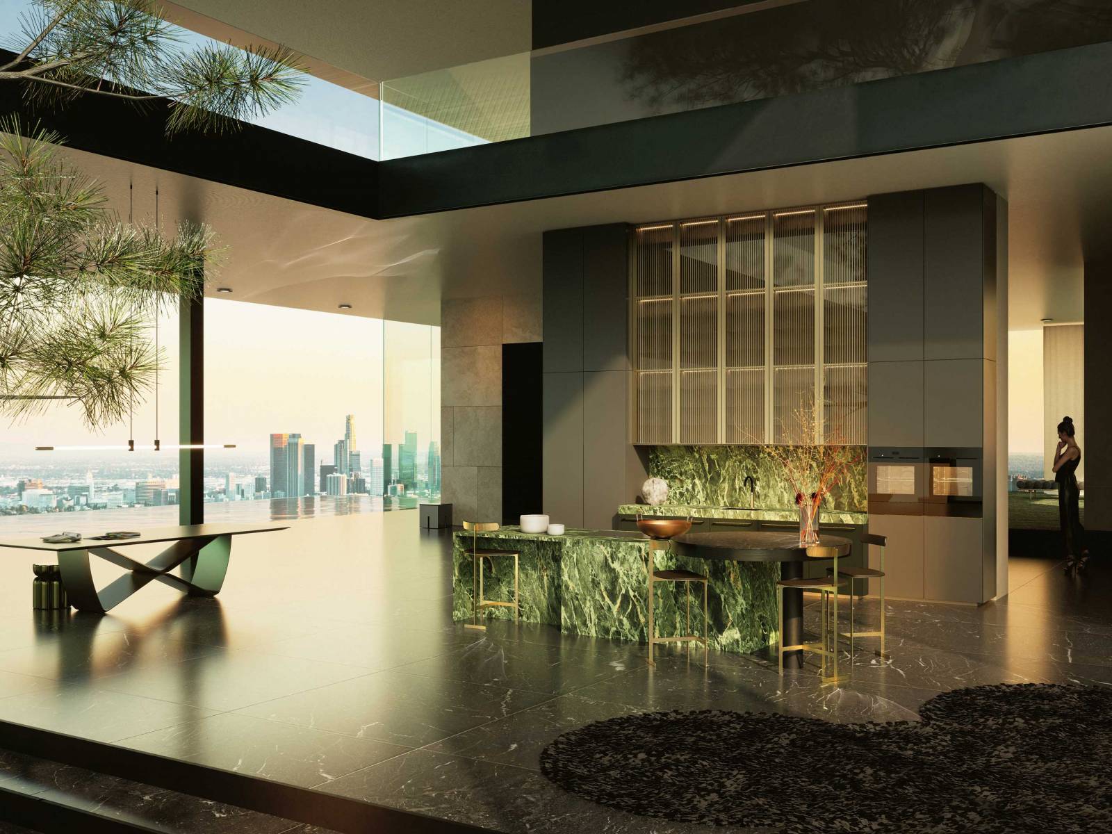 Mit ihrer visionären Designsprache verbindet die neue Küche «Siematic Mondial» die Schlichtheit geometrischer Formen mit der Opulenz ausdrucksstarker Materialien. Durch die nahezu freie Auswahl an Farben und Formen, Materialien, Materialstärken und Ausstattungsoptionen kann die Küche optisch wie haptisch zum Spiegel der eigenen Persönlichkeit werden. SIEMATIC.