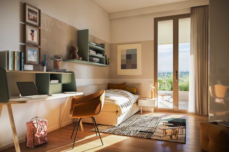 Die Räume sind familienfreundlich.