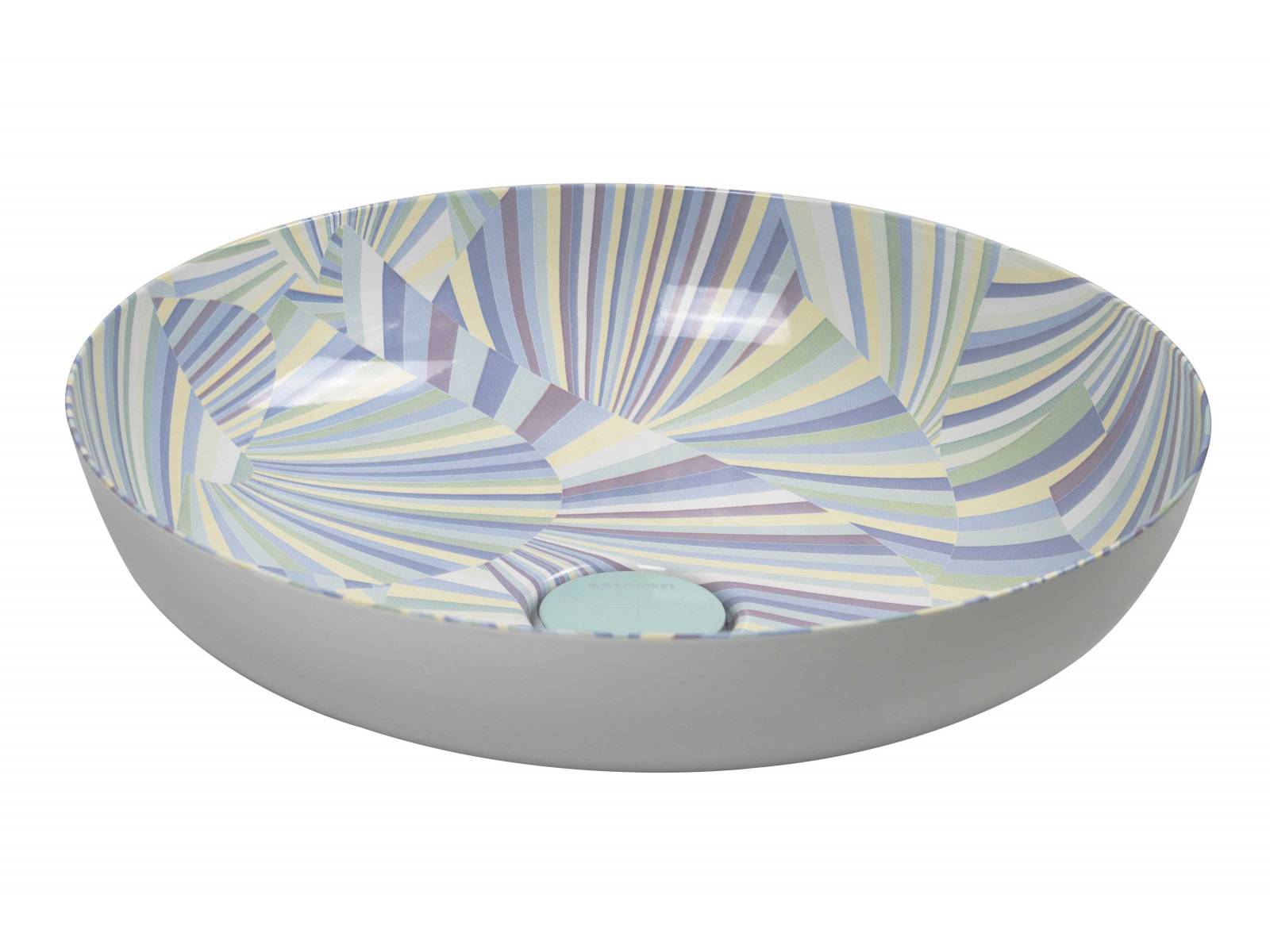 Fast schon psychedelisch muten die Waschtische der britischen Designerin Bethan Laura Wood an. Die nachhaltige Kollektion aus Stahlemail trägt den Namen «Avocado Dreams» und umfasst drei Farbvarianten: den Grünton «Avocado Swirl», das Lila-Blau «Avocado Sea» und die explosive Farbmischung «Avocado Disco». KALDEWEI.