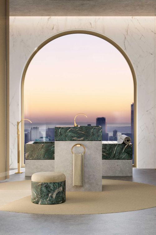 Mit «Cyo» interpretiert der Hersteller den archetypischen C-Auslauf neu. Dabei gibt die Grundform des Kreises die extravagante Kontur und skulpturale Qualität von der Armatur vor. Sie definiert Auslauf und Griffe und charakterisiert damit das Design bis zum Wasserstrahl, welcher der Form des Auslaufs folgt. dornbracht.com