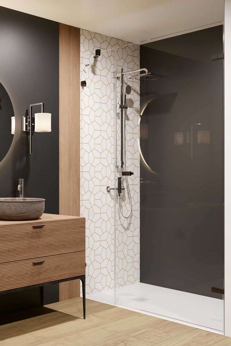 Nachhaltig ist, was langlebig ist und dauerhaft Freude bereitet. Wie die Gläser einer Duschwand, die dank der speziellen «CareTec Pro»-Technologie glasklar bleiben: Ein ultradünner Film legt sich dabei auf die Glasoberfläche und schützt sie vor schädlichen Einflüssen, der Lotuseffekt erleichtert zudem die Reinigung und Pflege, was den Wasser- und Reinigungsmittelverbrauch reduziert. DUSCHOLUX.CH