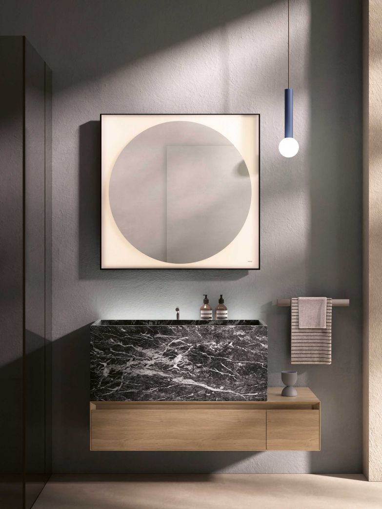 MyStreet: Die Waschtischserie zeichnet sich durch eine klare und geradlinige Designsprache aus, die die formale Strenge interpretiert, die alle Kollektionen von Antonio Lupi auszeichnet. Sie wird nun um neue Marmor- und Steinvarianten erweitert. ANTONIOLUPI.IT