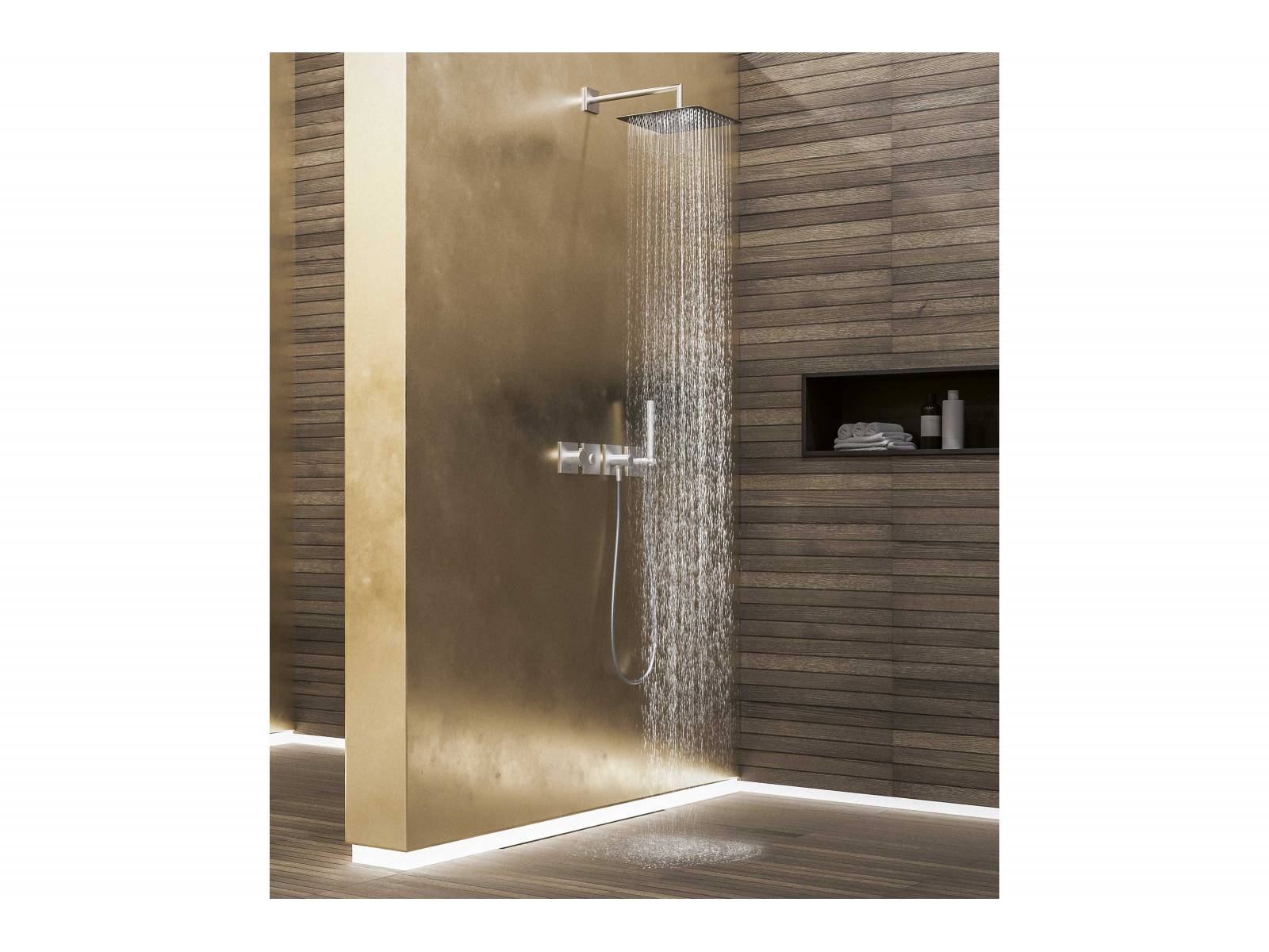 Die «Homebox» ist eine kompakte, leicht zu installierende Unterputz-Lösung, die von der einfachen Duschsituation bis zum kompletten Thermostatsystem mit zwei Verbrauchern individuelle Funktionen bietet. Sie verbirgt sich hinter einer stilvoll reduzierten Oberfläche und wird mittels Choice-Funktion per Knopfdruck bedient. KWC.