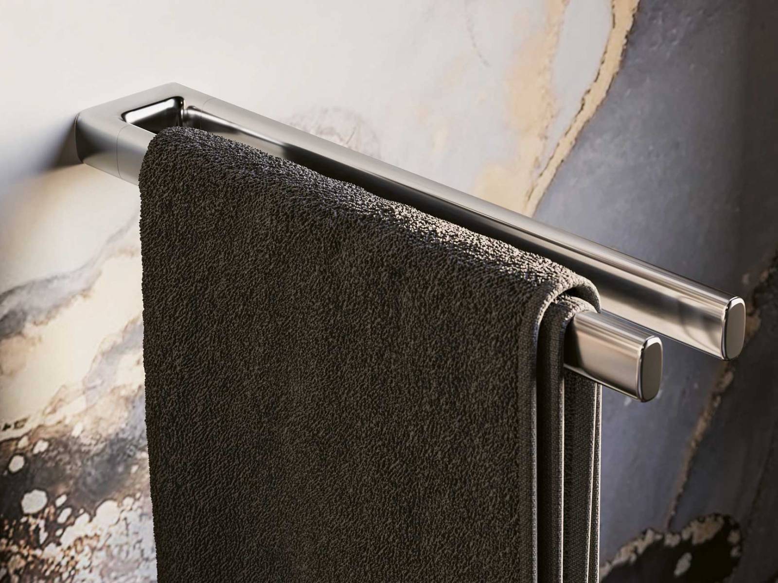 Ebenso elegant wie ihr Name präsentiert sich die Kollektion «Claire»: Die Badezimmer-Accessoires der Architekten Daniel Debiasi und Federico Sandri zeichnen sich durch raffinierte Ästhetik aus, wobei die abgerundeten Kanten die Strenge der geraden Linien abmildern und ein stilistisches Gleichgewicht bilden. INDA.