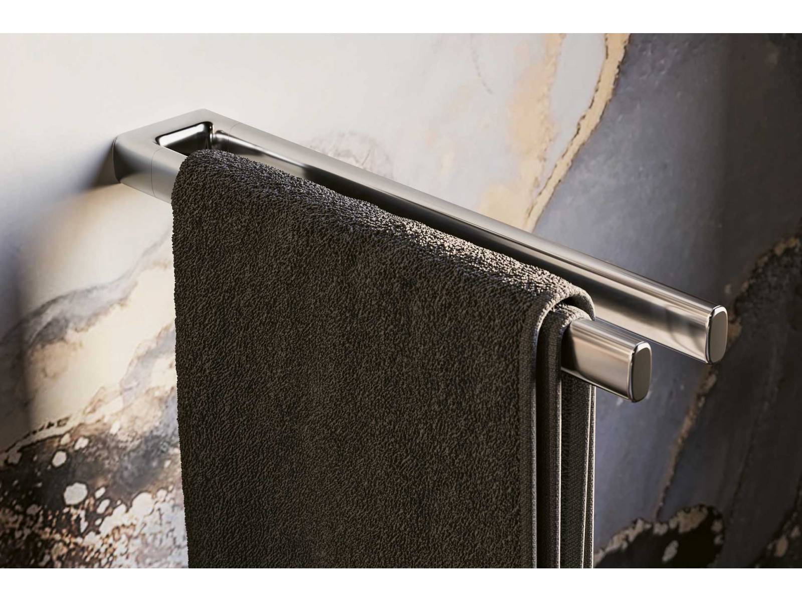 Ebenso elegant wie ihr Name präsentiert sich die Kollektion «Claire»: Die Badezimmer-Accessoires der Architekten Daniel Debiasi und Federico Sandri zeichnen sich durch raffinierte Ästhetik aus, wobei die abgerundeten Kanten die Strenge der geraden Linien abmildern und ein stilistisches Gleichgewicht bilden. INDA.