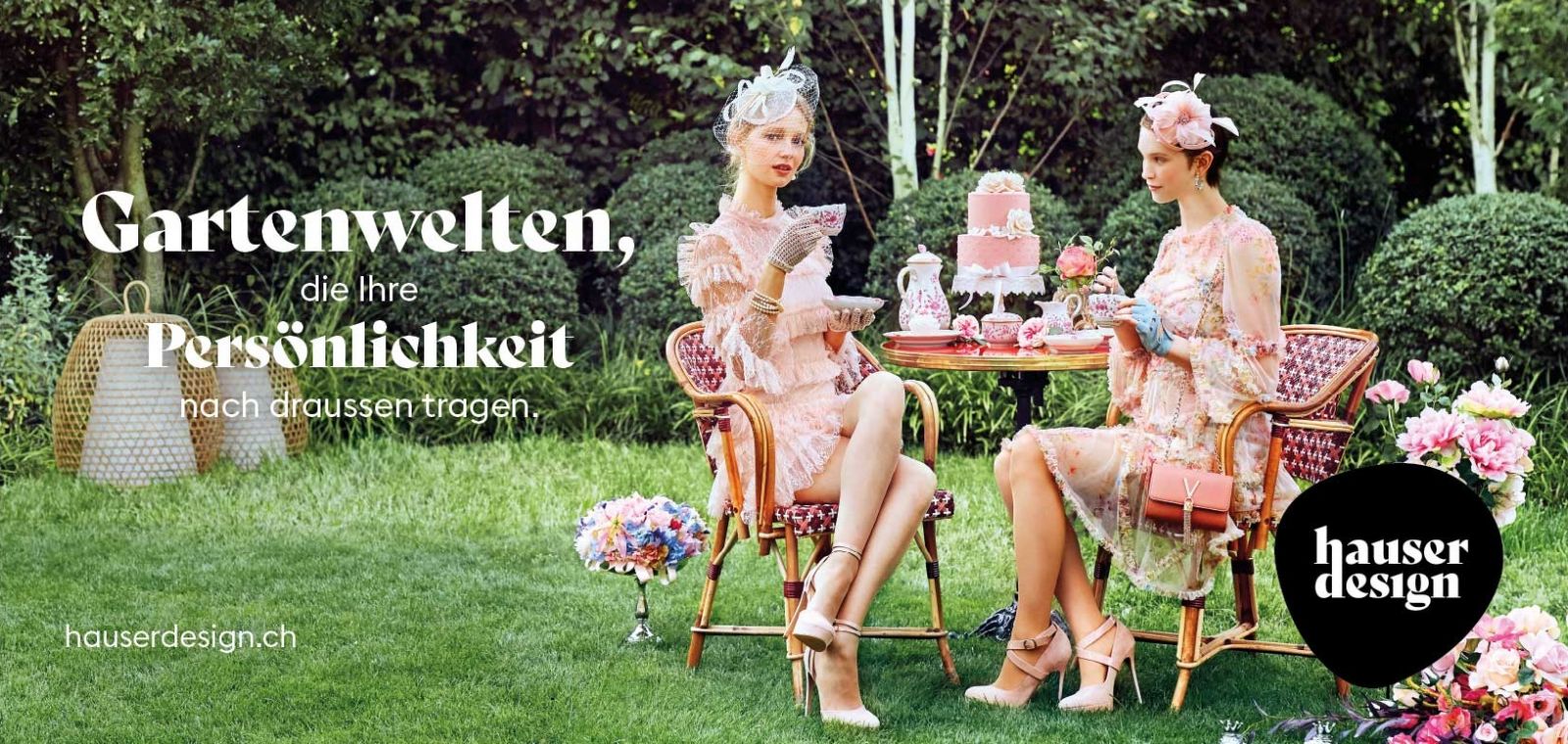 «Gartenwelten, die Ihre Persönlichkeit nach draussen tragen». Mit dem Slogan stellt Hauser Design das Versprechen gegenüber den Kunden noch klarer ins Zentrum.