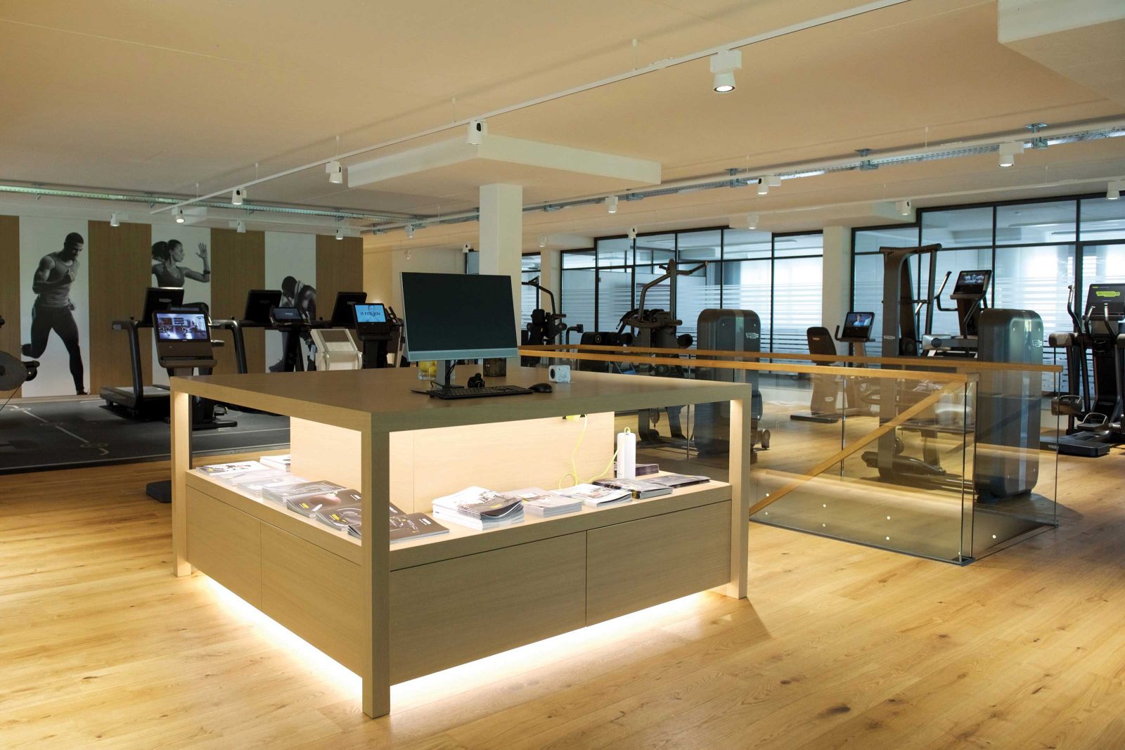 Technogym-Geräte für den Privatgebrauch gibt es im Showroom in Lyss.