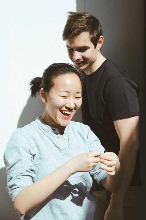 Xiaoqun Wu und Oliver Hischier von Bienvenue Design Studios.