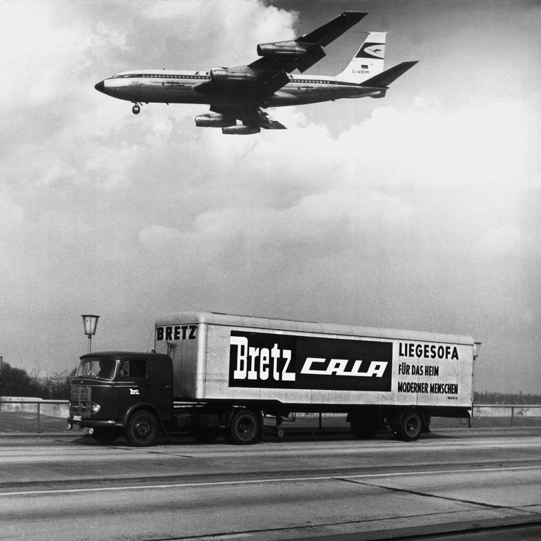 Schon vor der gestalterischen Kehrtwende in den 1990er-Jahren feierte das Familienunternehmen grosse Erfolge – so zum Beispiel mit dem Schlafsofa Cala. Ein Enkel des Firmen­gründers hatte die Idee aus den USA mitgebracht. 