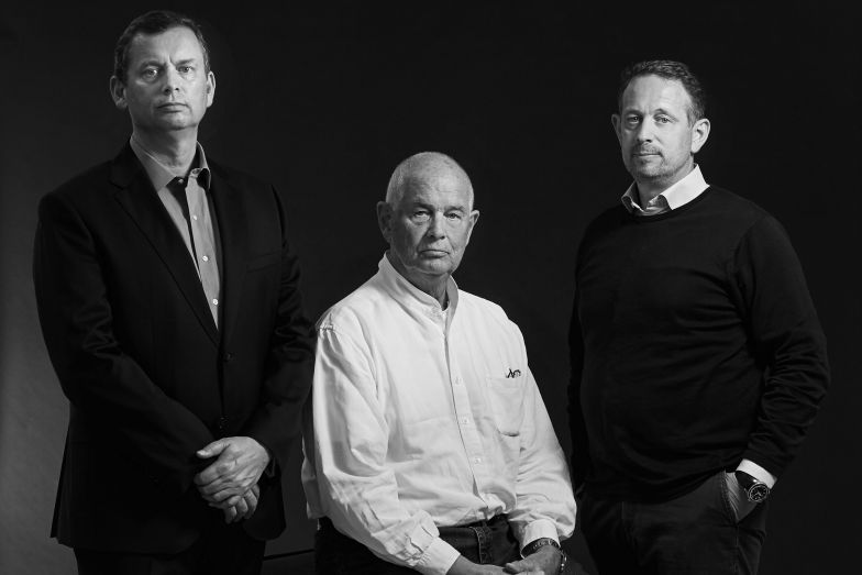 Anders Juul Eilersen, Jens Juul Eilersen und Nils Juul Eilersen (v.l.)