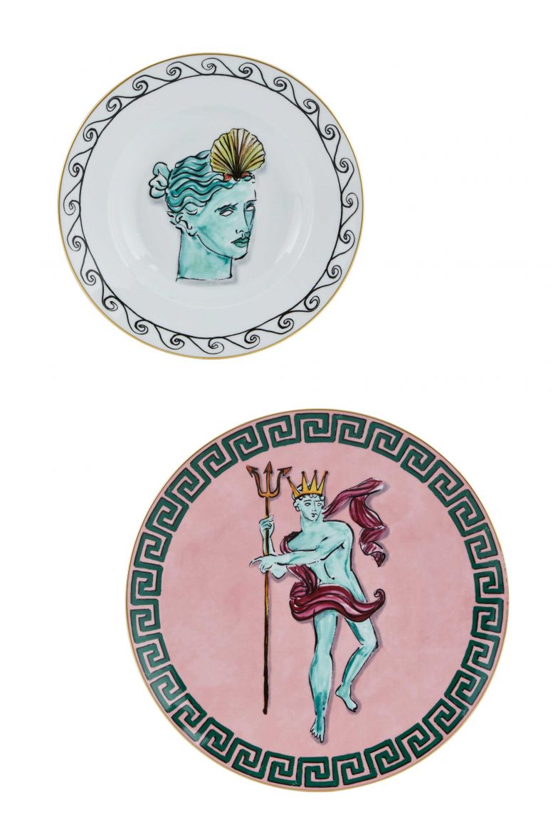 An der Mailänder Möbelmesse sorgte Luke Edward Hall mit der Keramik-Kollektion «Il Viaggio di Nettuno» für Ginori 1735  im Jahr 2020 für Furore.