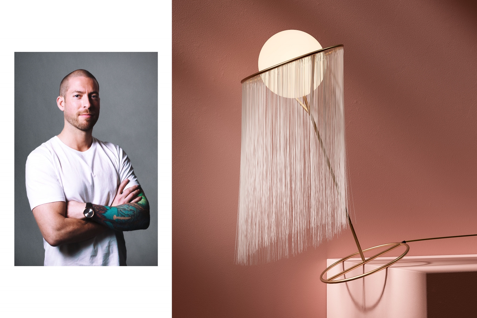 Leuchte «Gauzy» von Paul Milinski.