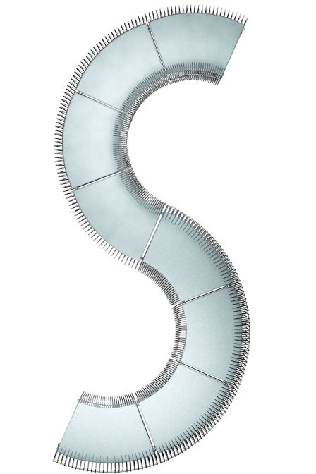 S-Formation mit Sitzauflage Velvet Sky.