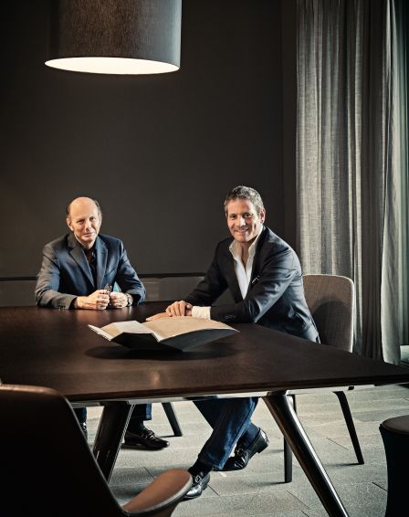 Nach dem frühen Tod des Vaters 1991 übernahmen Renato (links) und Roberto Minotti gemeinsam die Firmenleitung.