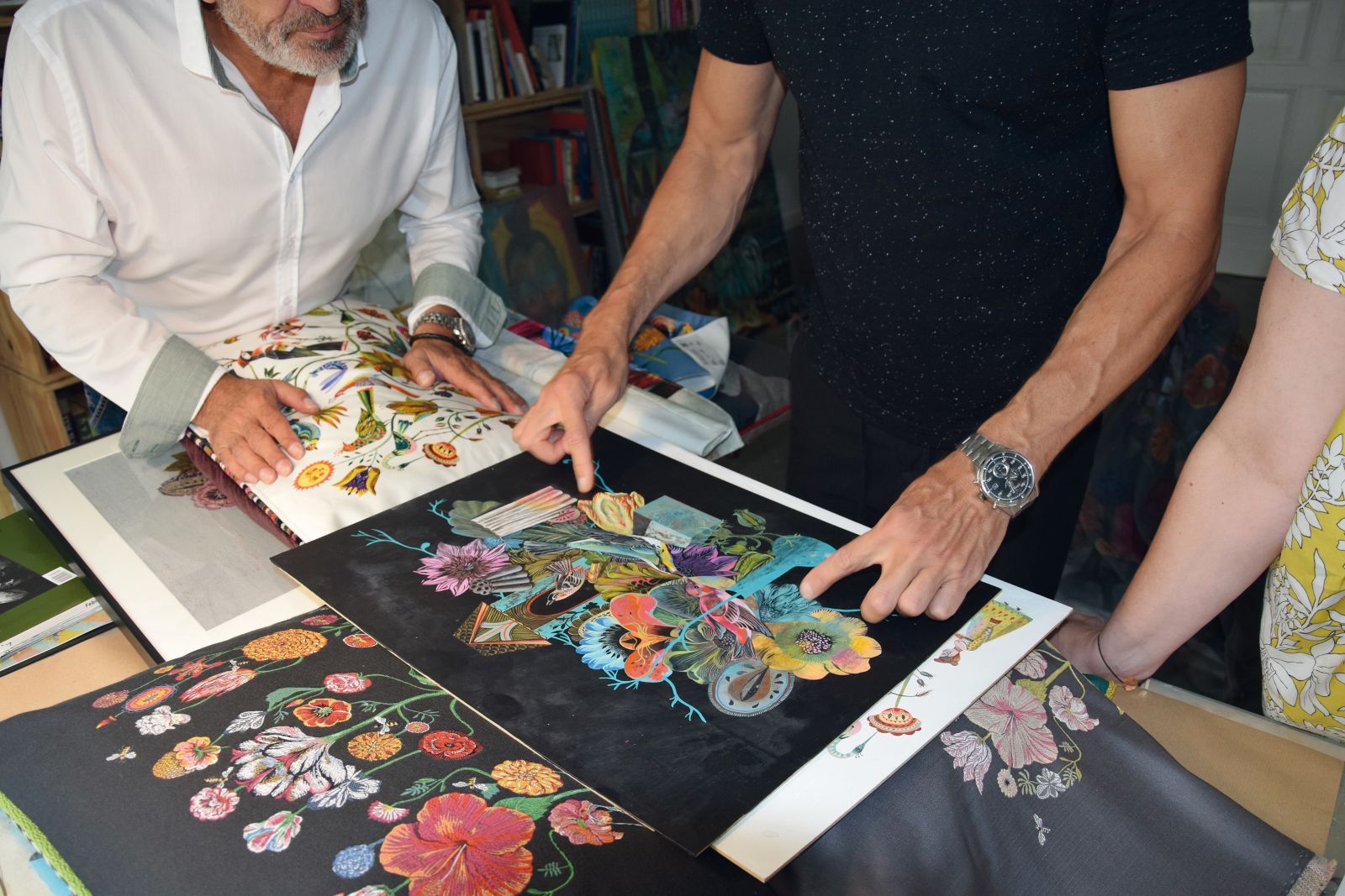 Der Entwicklungsprozess von den ersten Motiven bis zur fertigen Kollektion dauerte über ein Jahr.