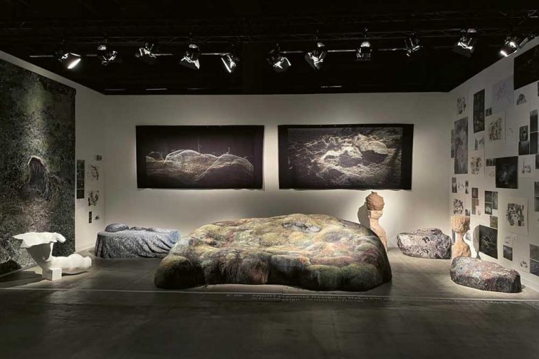 Inmitten der Natur: An der Design Miami / Basel fand das Projekt «Design by Nature» viel Anklang. Foto: Giuliana De Luca.