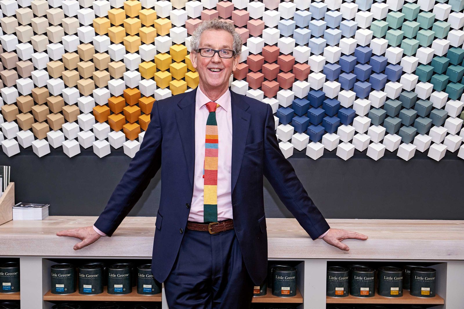 David Mottershead ist Farbenexperte und führt das Farben- und Tapetenunternehmen Little Greene mit Erfolg.