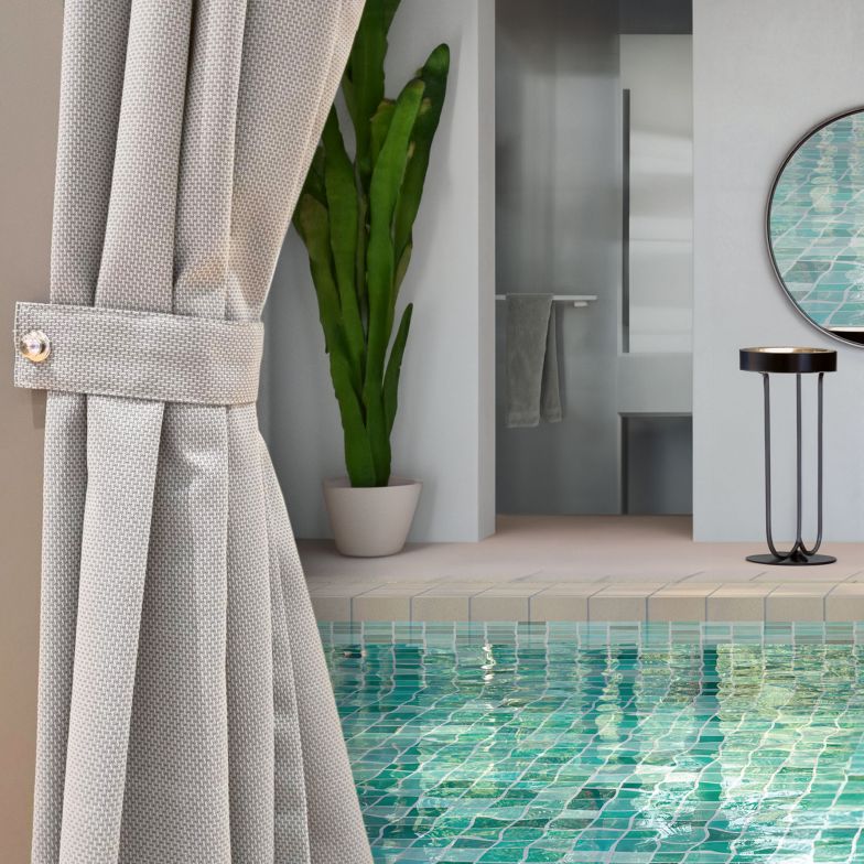 Zum Outdoor-Portfolio des Familienunternehmens gehören hand­gewebte Teppiche, ­abgepasste Vorhänge, Polsterbezüge und Accessoires.