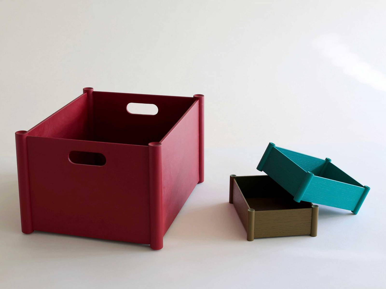 «Pillar Box» – stapelbare Aufbewahrungsbox. Design: Rasmus Palmgren.