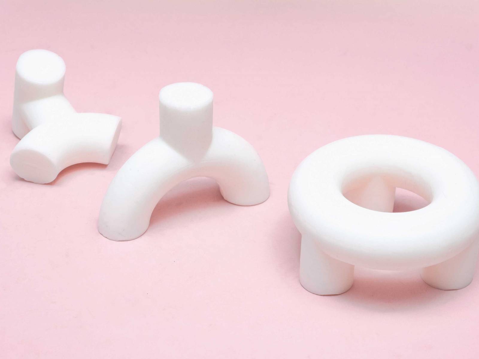 «Soapso» – 3 Seifen, gestaltet als erfahrbare Objekte. Design: Florian Bremer.