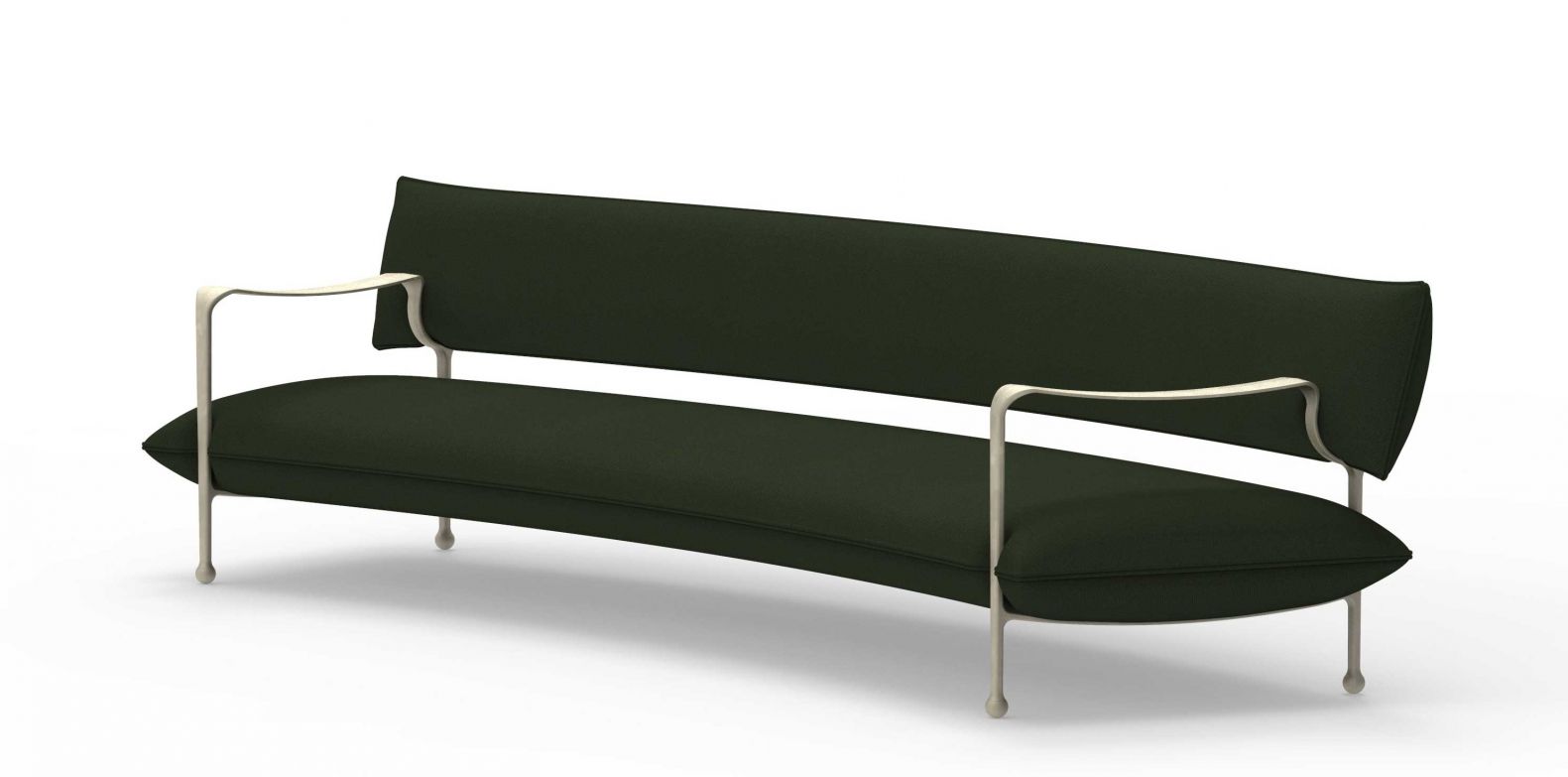 Besitzt man äusserst gern: «Riace» ist ein Entwurf der gefeierten Designerbrüder Bouroullec aus Paris, die sich für das Gestell nicht mit schnöden Edelstahl zufrieden gaben. Sie wählten für ihre Polster lieber weisse Bronze. «Ein Design, das verblüfft, ohne zu übertreiben», verkündete der Hersteller. Wir finden: Das bedarf keiner weiteren Worte. magis.it