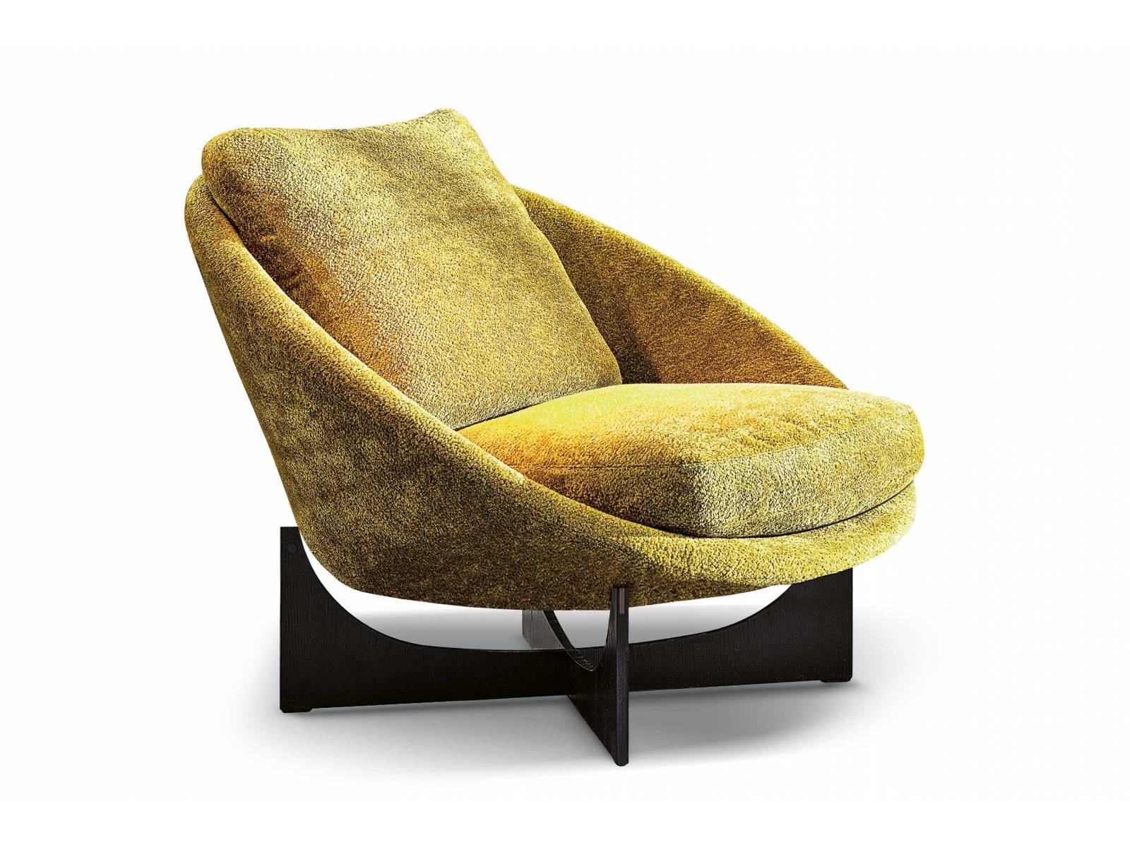 «Lido» könnte als Möbel aus den 1950er-Jahren durchgehen. Der Sessel mit dem x-förmigen Fuss ist allerdings kein Redesign, sondern ein aktueller Entwurf des dänisch-italienischen Duos Gam Fratesi. Das chice Stück gibt es auch mit vier Füssen und als Lounge- oder Diningsessel. MINOTTI.