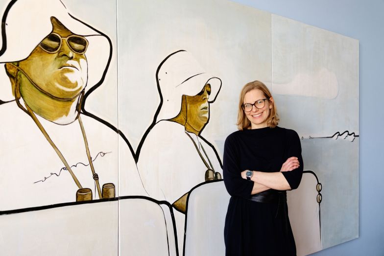 Gastfreundliche Kunstsammlerin: Saskia Wiesenthal ist als Marketing- und Kunstmanagerin in die Fussstapfen ihres Vaters getreten. Sie ist eine waschechte Wienerin und weiss, wo kunstinteressierte Gäste auf die aktuelle Szene treffen.