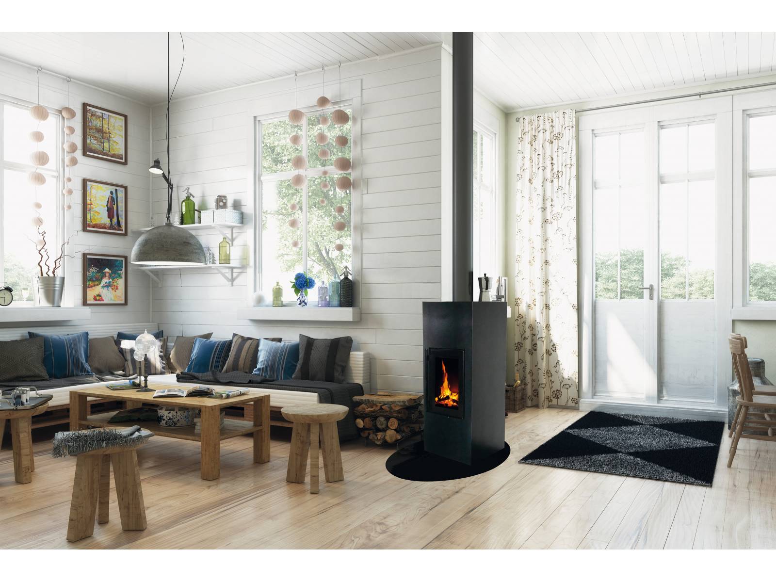 Die Fina-Linie bekommt Zuwachs: Der Ofen «Rüegg Cassia» kommt designmässig reduziert auf das Wesentliche daher und kann mit seinen Massen auf weniger als einem halben Quadratmeter installiert werden. Seine edle Schwarzstahl-Oberfäche zeugt von zeitloser Eleganz. Rüegg Switzerland.