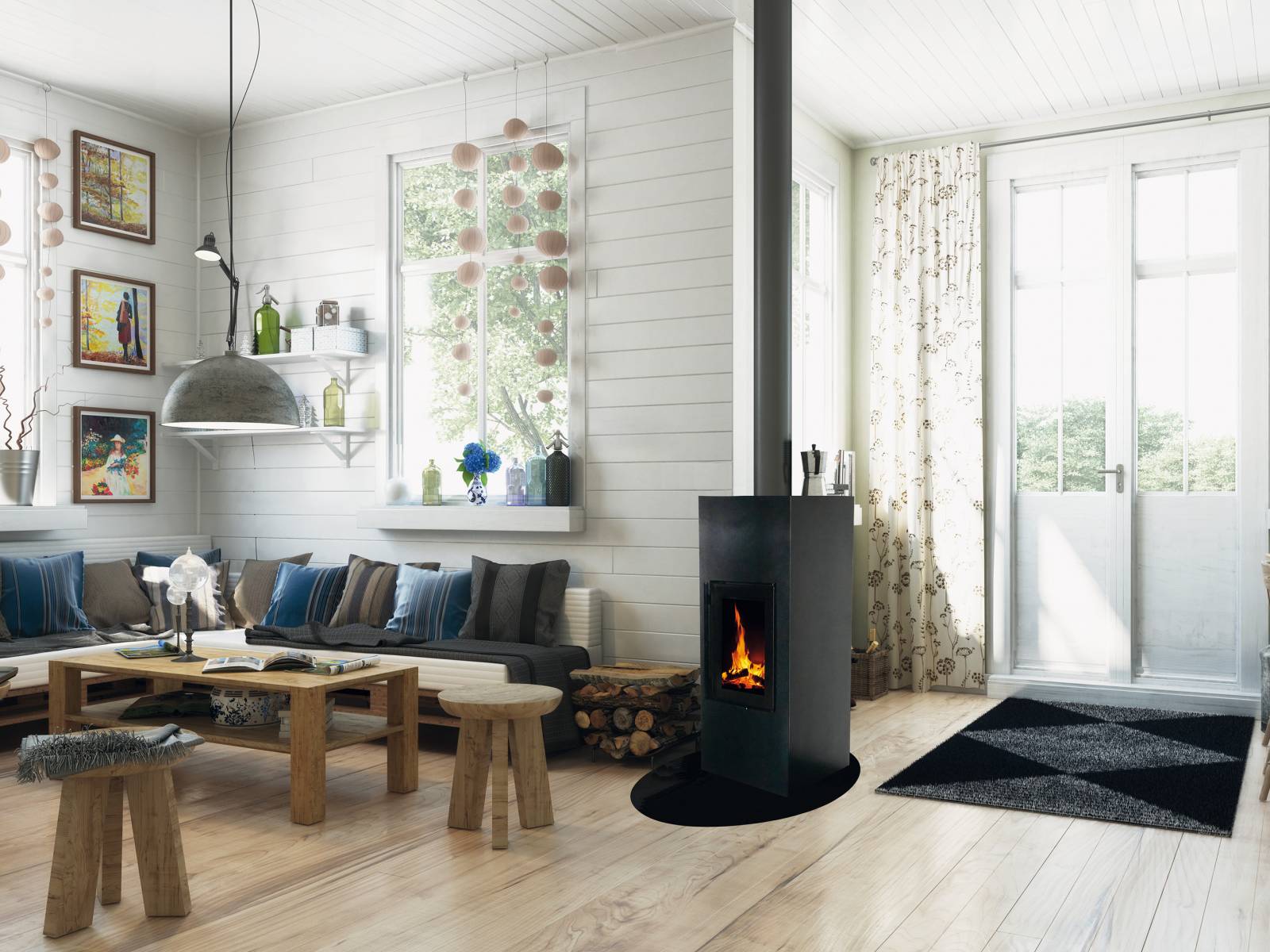 Die Fina-Linie bekommt Zuwachs: Der Ofen «Rüegg Cassia» kommt designmässig reduziert auf das Wesentliche daher und kann mit seinen Massen auf weniger als einem halben Quadratmeter installiert werden. Seine edle Schwarzstahl-Oberfäche zeugt von zeitloser Eleganz. Rüegg Switzerland.