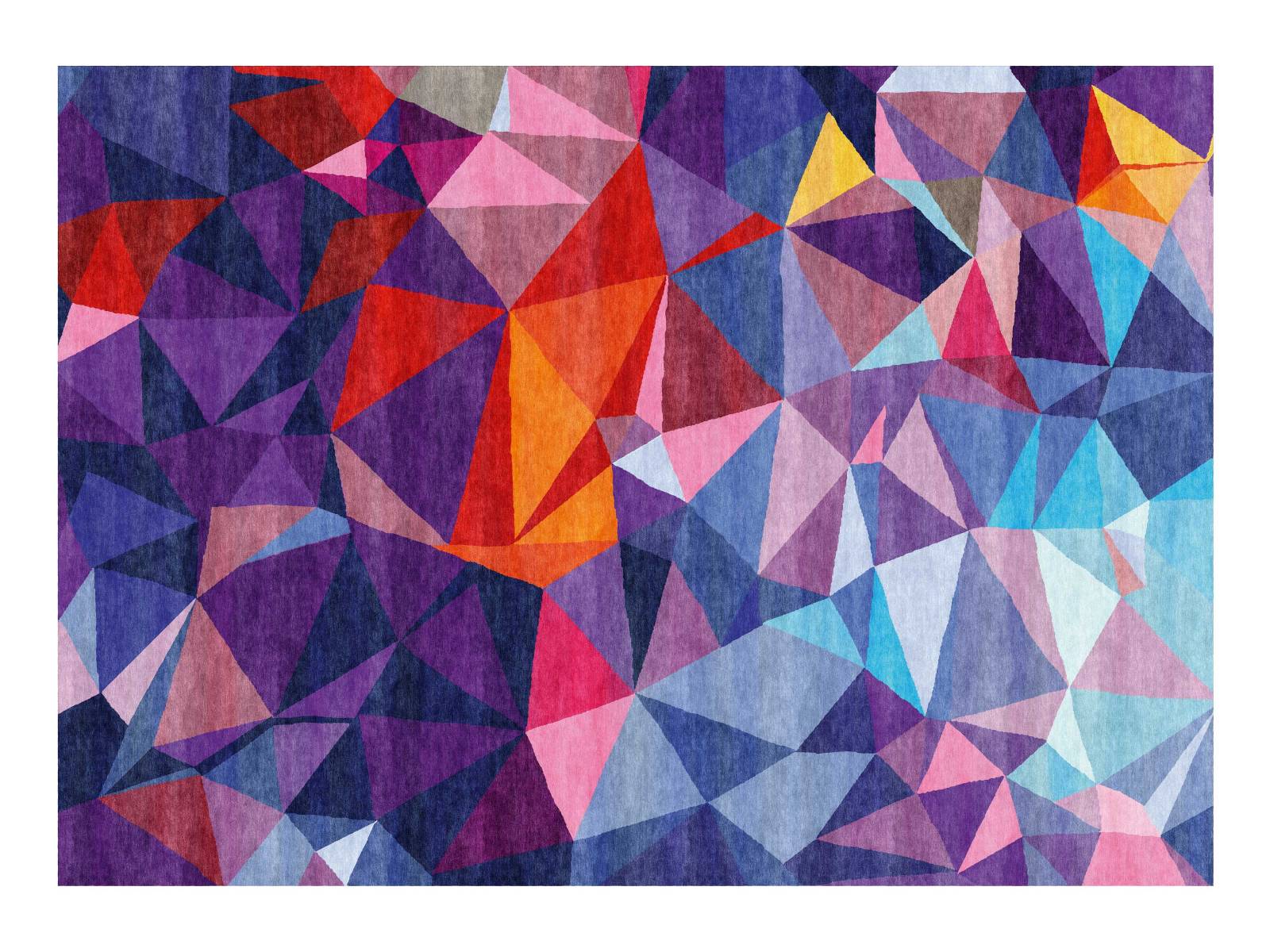 Wenn sich Lichtstrahlen an der kantigen, geometri-schen Form eines geschliffenen Edelsteins brechen, schillert er in den schönsten Farben und verzaubert uns mit seinem Anblick. Allen voran der Topas-Edelstein, dessen Farbspektrum kaum Grenzen kennt. Der handgeknüpfte Teppich «Variegated Topaz 1» aus der Kollektion «Cristalia» ist ein perfektes Abbild seiner facettenreichen, dreidimensionalen Erscheinung. Zollanvari.