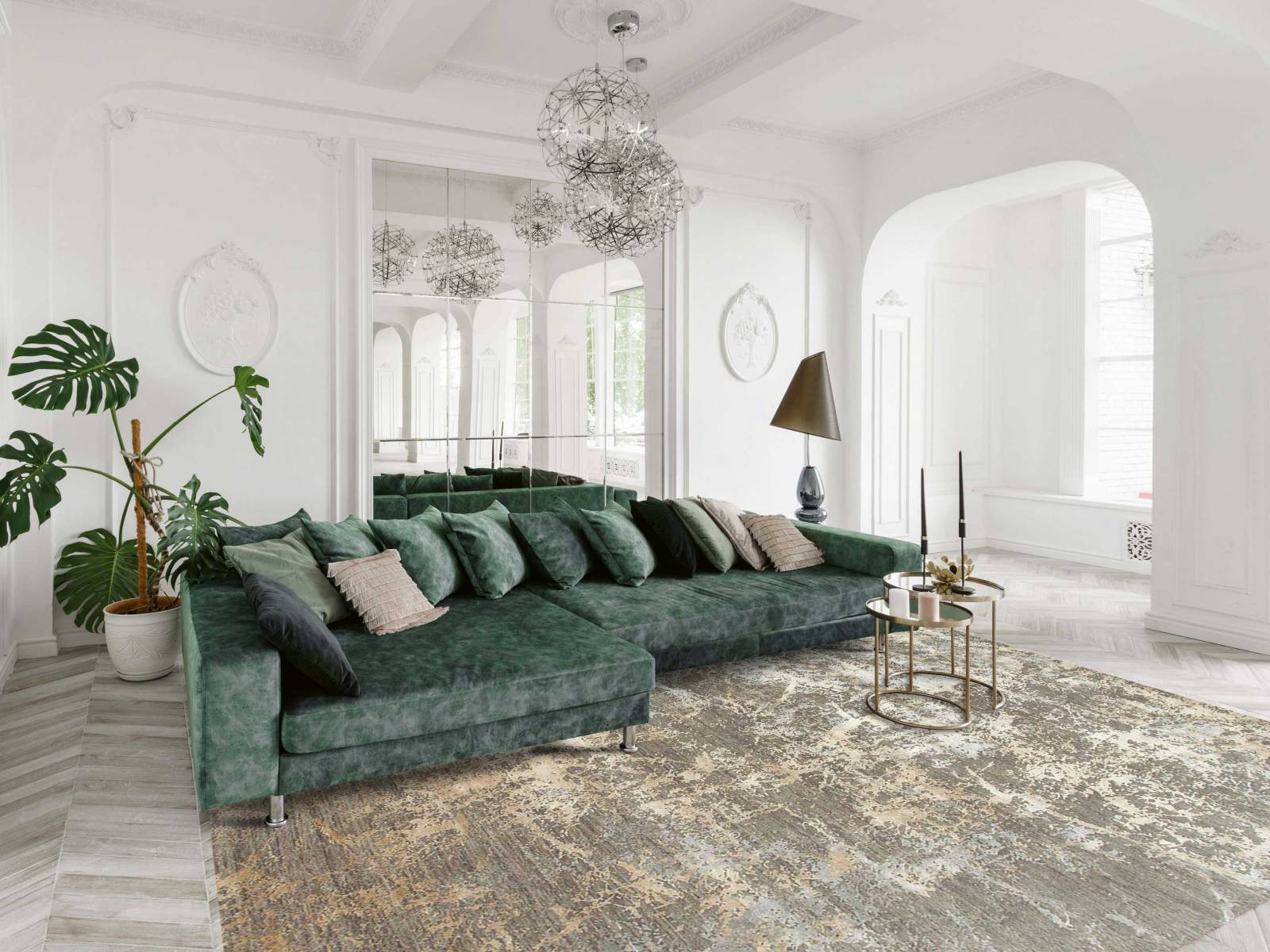 Durch die Verschmelzung natürlicher Materialien, klassischer Farben und dem unverwechselbaren Kunsthandwerk, ist «Sang» sowohl von Reinheit als auch Qualität inspiriert. Jeder Teppich dieser Kollektion ist von Hand gewebt und besteht aus einer edlen Kombination feinster Wolle und Naturseide. Teppiche wie «Sang» bringen nicht nur Wärme und Komfort ins Zuhause, sondern bereichern es dank ihres ästhetischen Vintage-Looks vor allem auch optisch. Negra.