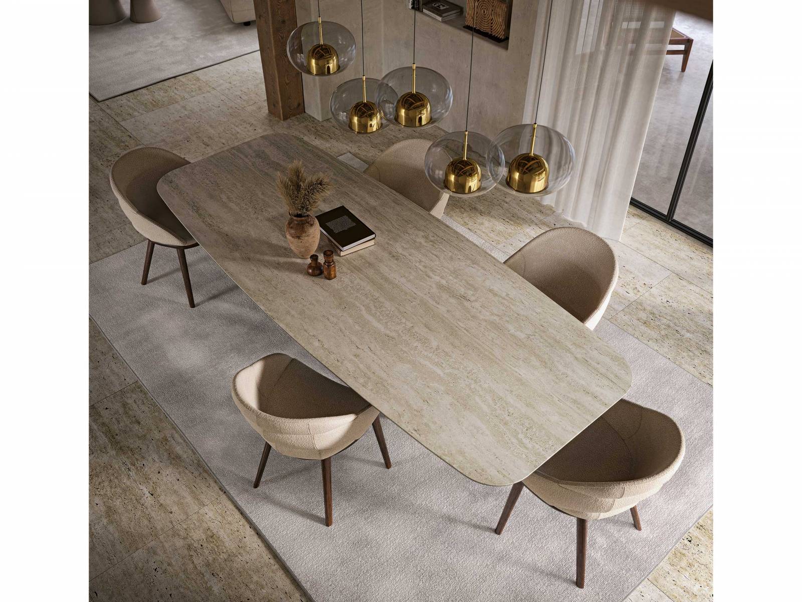 «Colosseo» heisst die neue Keramikoberfläche des italienischen Herstellers skulpturaler Tische. Inspiriert wurde sie vom Travertin-Marmor, der typisch für Mittelitalien ist und schon von den alten Römern verwendet wurde. CATTELAN.