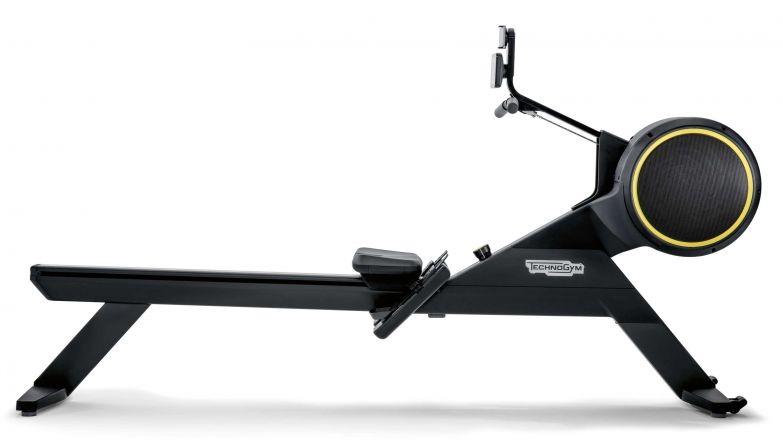 Für Cardio- und Krafttraining gleichermassen ist das gemeinsam mit Berufssportlern entwickelte Skillrow-Equipment. Die dazugehörige App zum Indoor-Rudergerät bietet verschiedene Total-Body-Workouts mit wirklichkeitsgetreuem Rudergefühl an. Technogym.