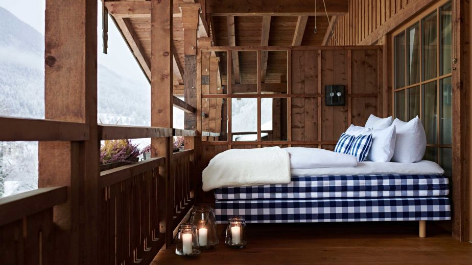 Gebettet wie auf Wolken