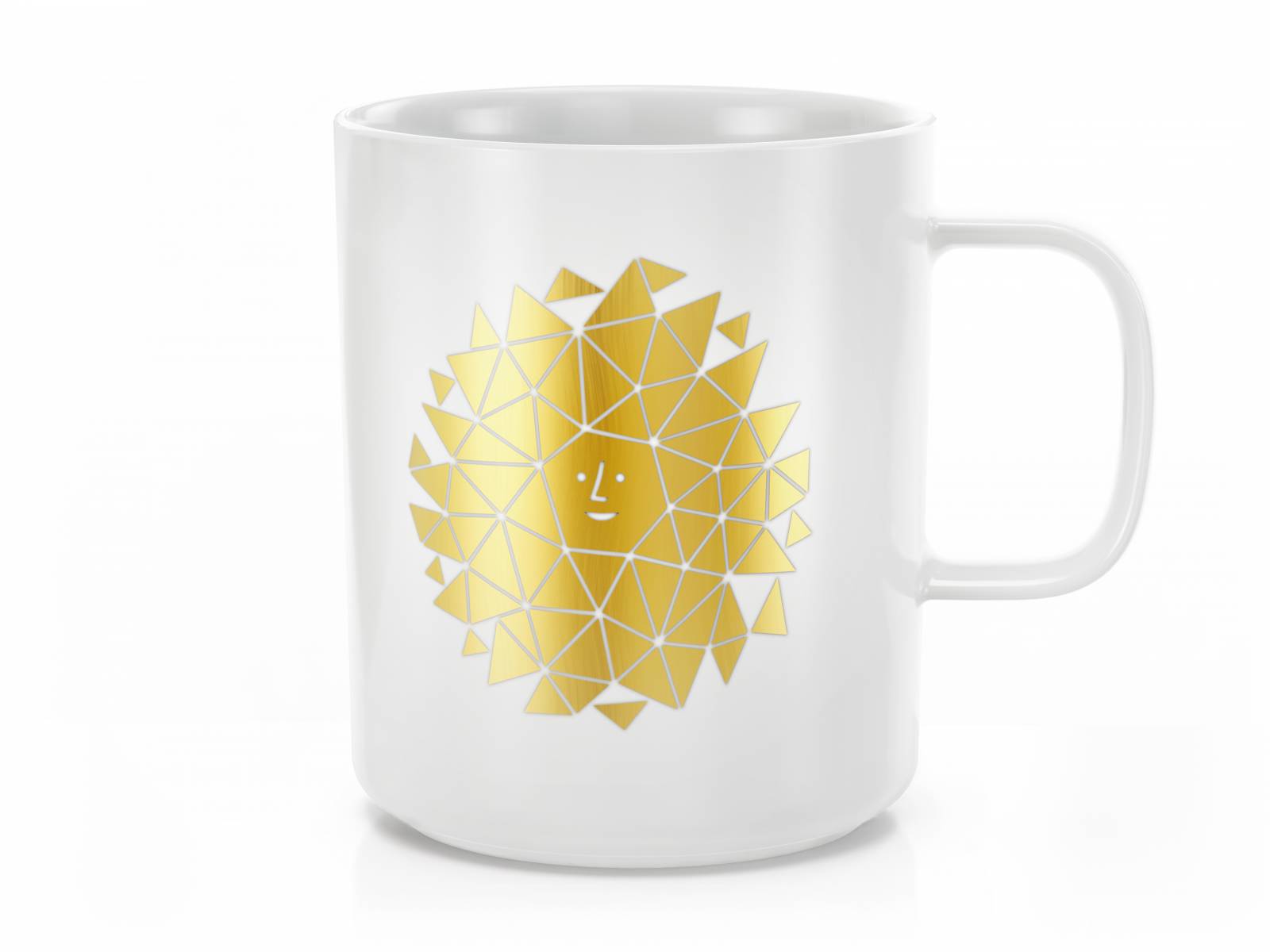 Pause muss sein. Und die KollegInnen freuen sich ganz bestimmt, wenn ihnen beim Videochat die Sonne von der Kaffeetasse entgegen scheint. Vitra.