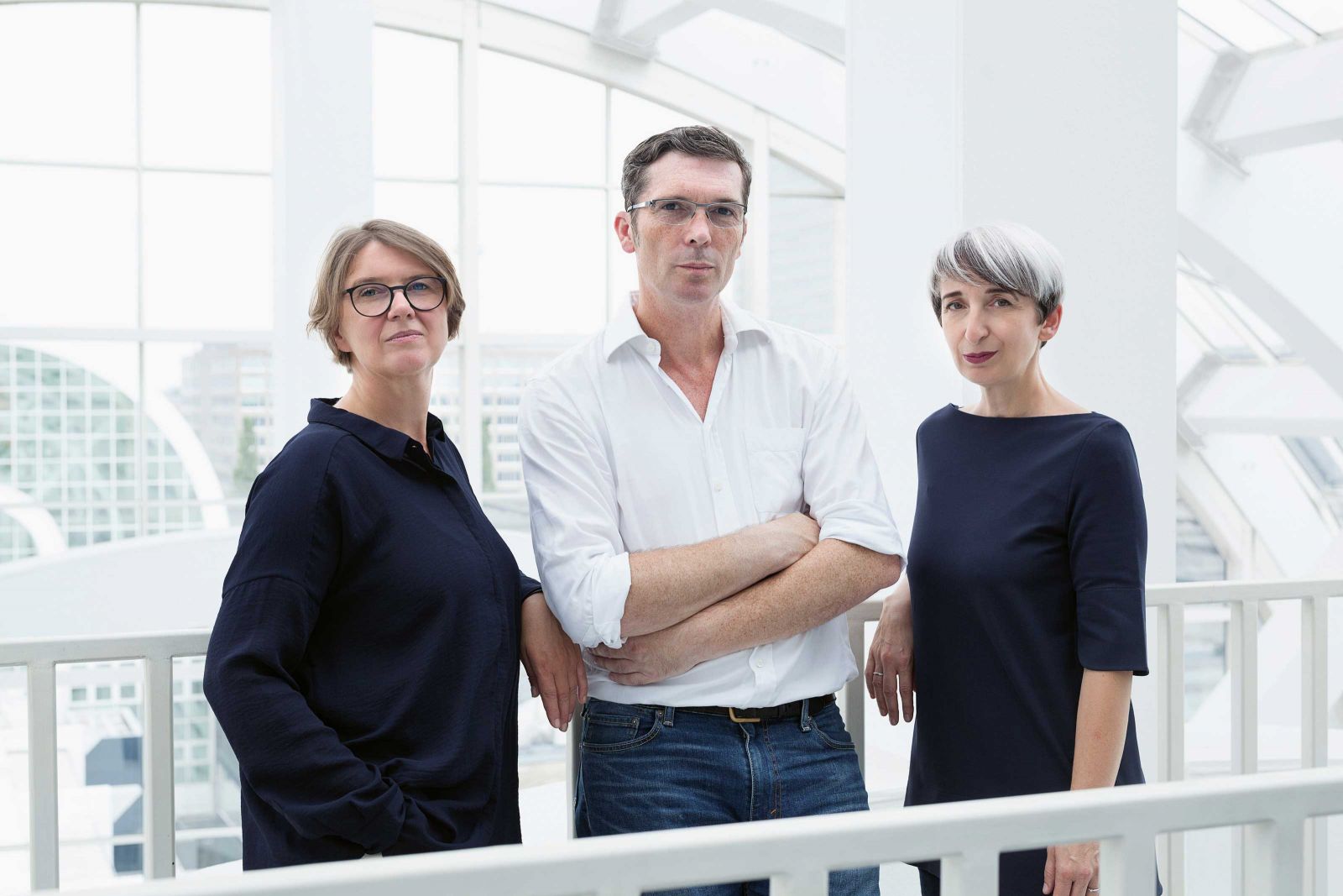 Stil-ExpertInnen Claudia Herke, Cem Bora und Annetta Palmisano.