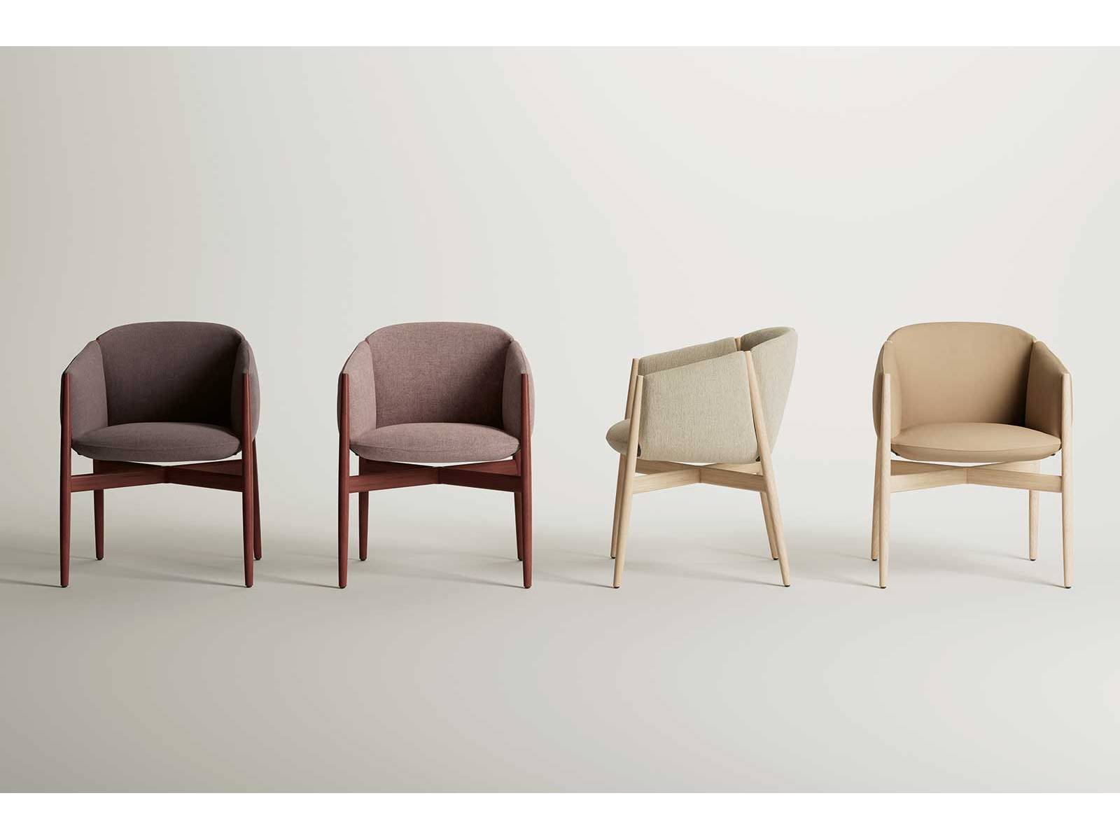 Markus Jehs und Jürgen Laub schufen mit «Kagu» eine Hommage an die Klarheit, bei der die schlanken Holzbeine die Architektur für die schwebende Sitzfläche vorgeben. Eine gelungene Symbiose aus Polster und Holz, die Persönlichkeit und Nachhaltigkeit ausdrückt. COR.