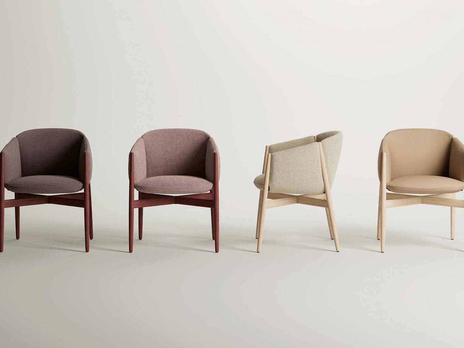 Markus Jehs und Jürgen Laub schufen mit «Kagu» eine Hommage an die Klarheit, bei der die schlanken Holzbeine die Architektur für die schwebende Sitzfläche vorgeben. Eine gelungene Symbiose aus Polster und Holz, die Persönlichkeit und Nachhaltigkeit ausdrückt. COR.