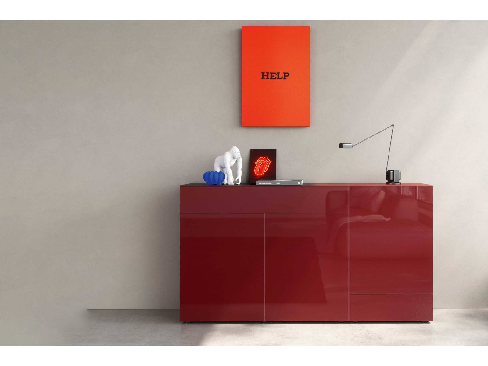 Mit dem Konstruktionsprinzip von «Case» werden die KundInnen zu DesignerInnen. Das Herzstück ist ein Gehrungskorpus mit einer maximalen Breite von 240 cm, der individuell mit Türen, Schüben oder Klappfronten gestaltet werden kann. Der smarte Konstruktionsprozess macht das Möbel preislich sehr attraktiv, ohne dass es an Qualität verliert. KETTNAKER.