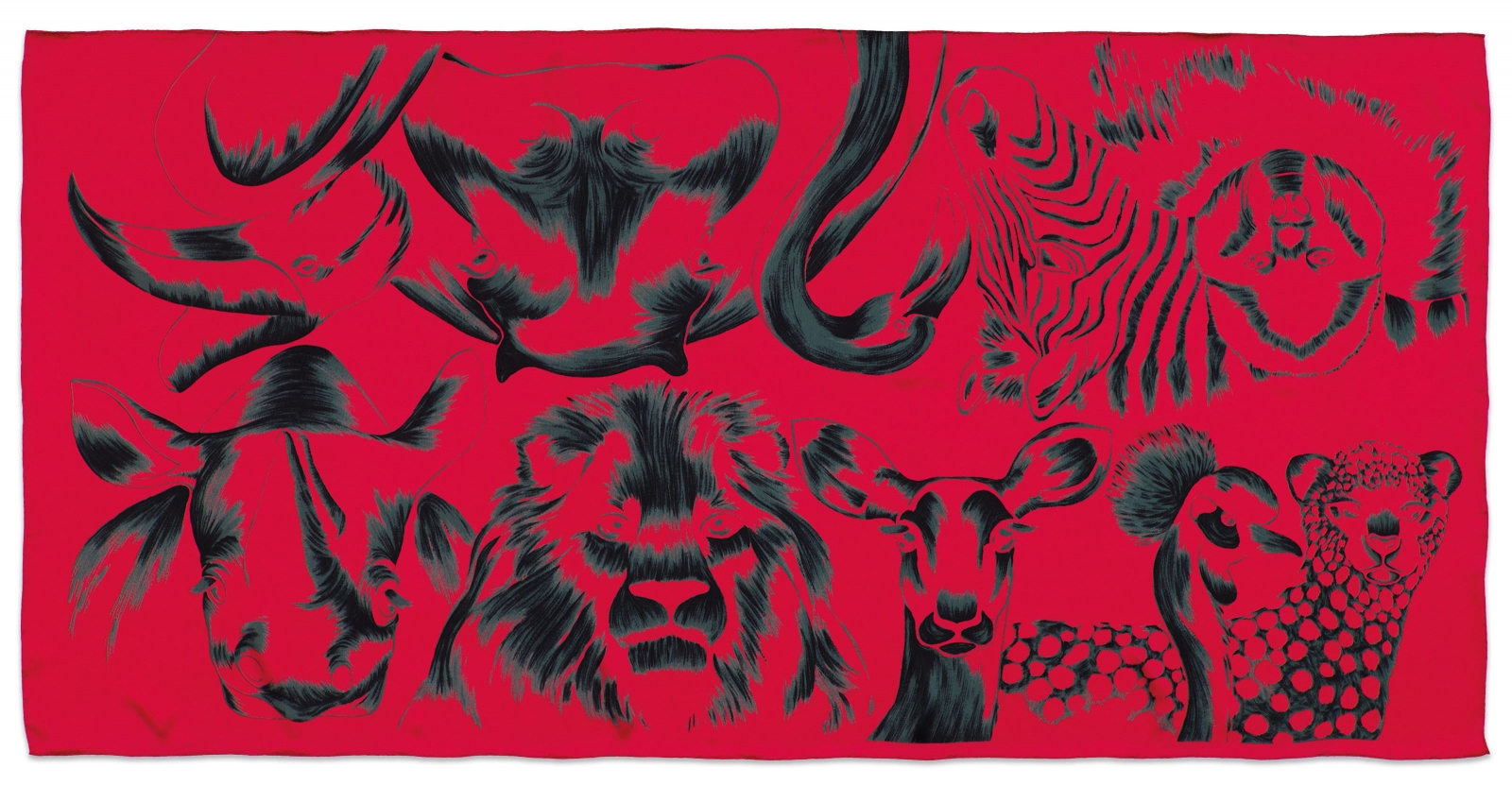 Zart schimmernde Schals aus kühler, fliessender Seide zählen seit jeher zu den edelsten Mode-Accessoires. Auch das Zürcher Unternehmen hat sich vor bald 40 Jahren auf die Fertigung hochwertiger Seiden- oder Kaschmirfoulards, -schals und -krawatten spezialisiert, auf denen aussergewöhnliche Designs in präziser Handarbeit ihre haptische Verwirklichung finden. Darunter der handrollierte Schal «Tiere» aus Seidensatin, erhältlich in verschiedenen ausdrucksstarken Farben. Fabric Frontline Zürich.