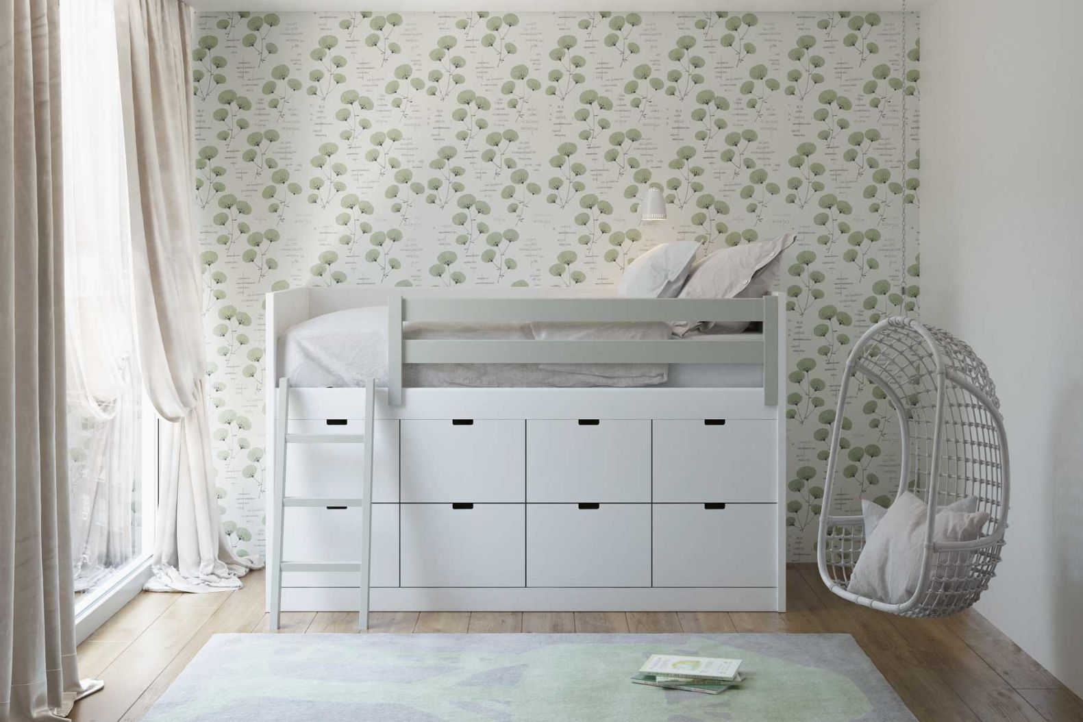 Kinderhochbett «Blockbett XL», MUBA.DESIGN.