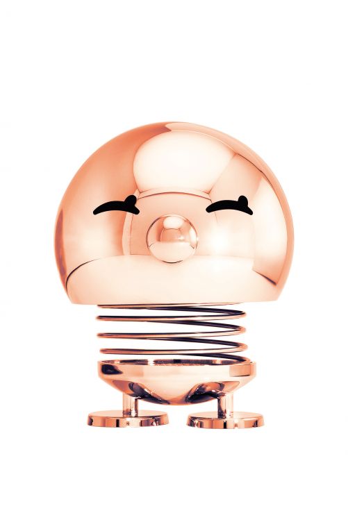 Die fröhliche Familie ist stetig am Wachsen: «Bimble», das Mädchen mit den lächelnden Augen und dem schlanken Spiralkörper, erstrahlt in einer Version aus Kupfer.